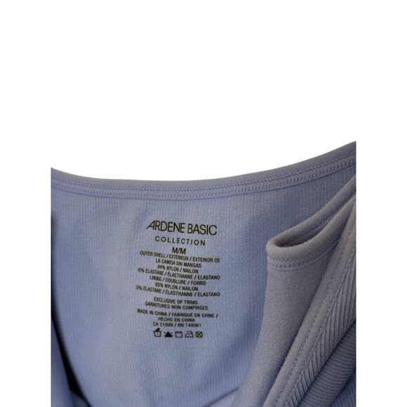 Ardene basic crop tank top blue women's size M - Picture 5 of 5